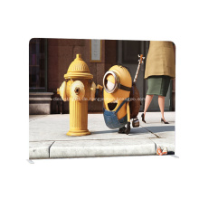 Minions Aluminiumrahmen Hintergrundständer Spannungsgewebeanzeige